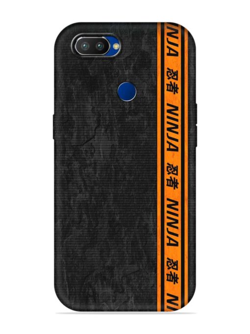 Ninja Srtips Embossed Soft Silicone Case for Realme 2 Pro Zapvi