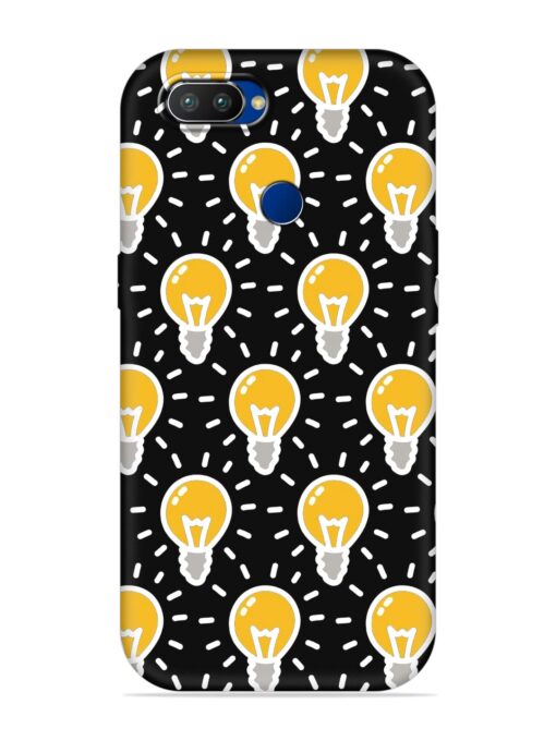 Light Bulb Seamless Embossed Soft Silicone Case for Realme 2 Pro Zapvi