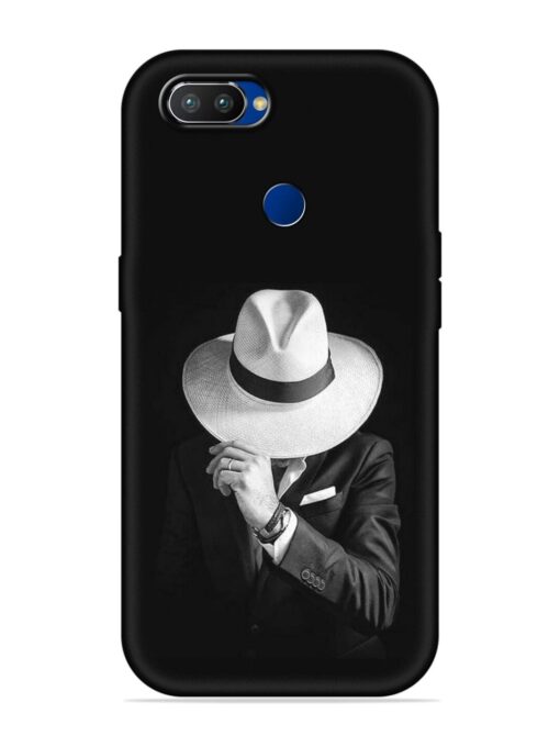 Men Under Hat Embossed Soft Silicone Case for Realme 2 Pro