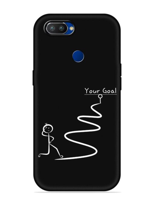 Your Goal Embossed Soft Silicone Case for Realme 2 Pro