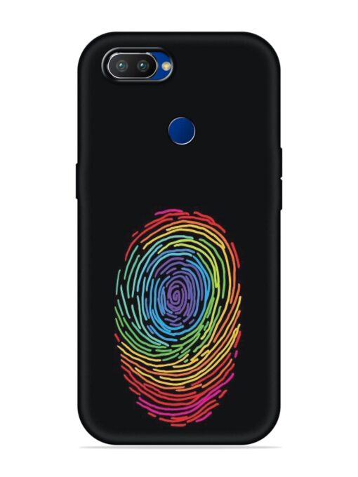 Fingerprint Of Thumb Art Embossed Soft Silicone Case for Realme 2 Pro Zapvi