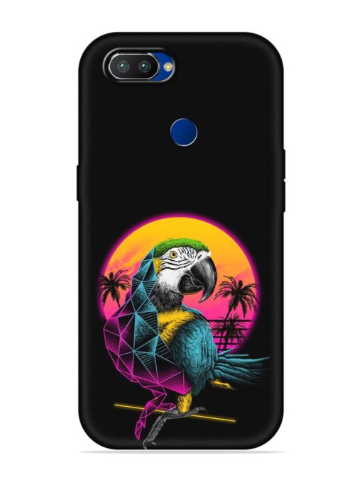 Rad Parrot Embossed Soft Silicone Case for Realme 2 Pro Zapvi