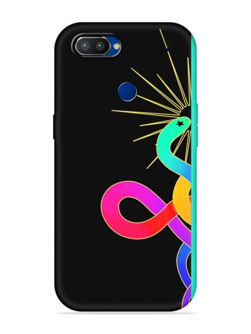 Art Geometric Abstraction Embossed Soft Silicone Case for Realme 2 Pro