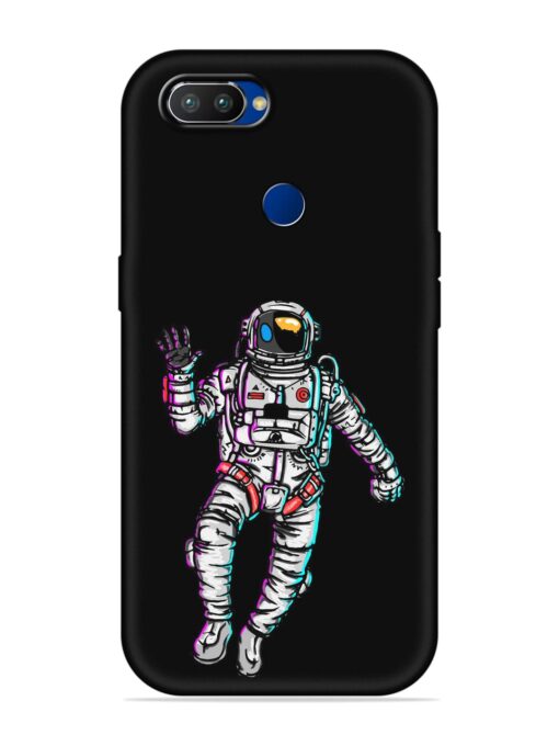 Spaceman Embossed Soft Silicone Case for Realme 2 Pro Zapvi