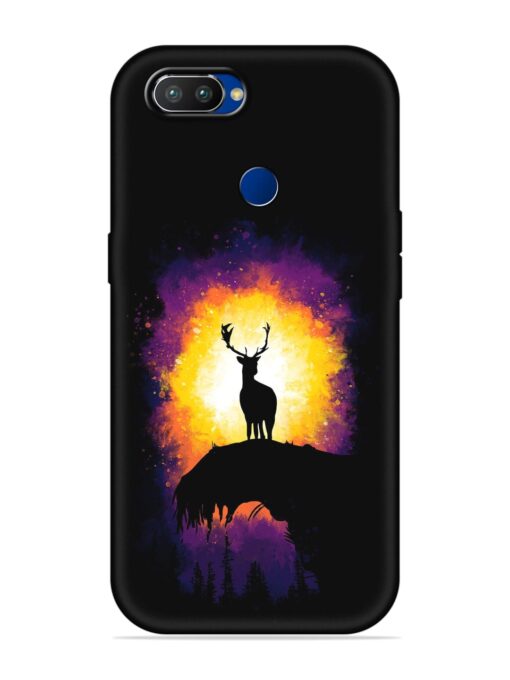 Elk Animal Art Embossed Soft Silicone Case for Realme 2 Pro