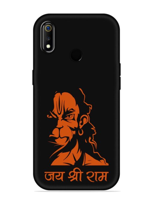 Angry Hanuman Embossed Soft Silicone Case for Realme 3 Zapvi