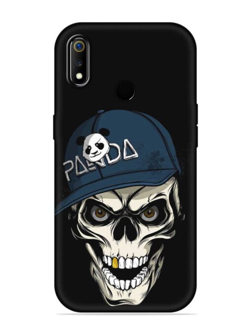 Panda Skull Embossed Soft Silicone Case for Realme 3 Zapvi