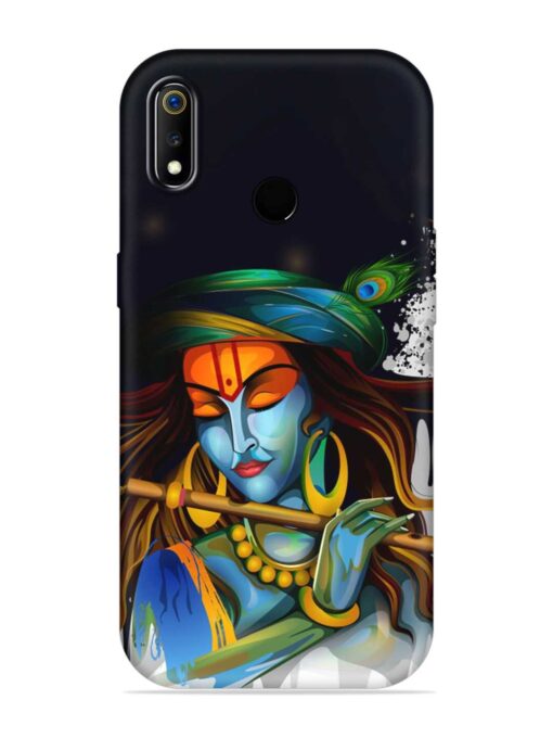 Krishna Art Embossed Soft Silicone Case for Realme 3