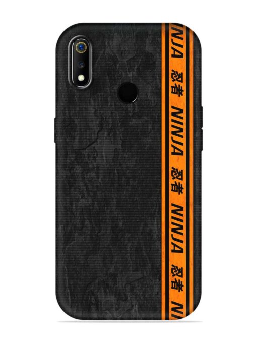 Ninja Srtips Embossed Soft Silicone Case for Realme 3