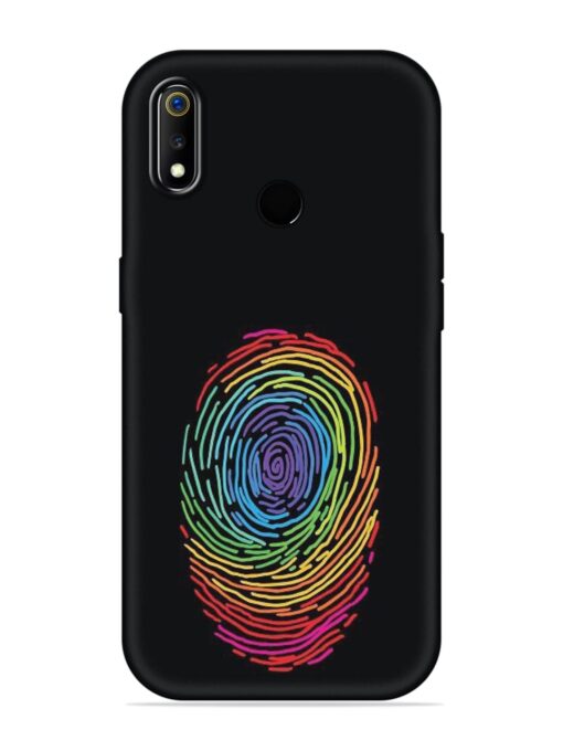 Fingerprint Of Thumb Art Embossed Soft Silicone Case for Realme 3