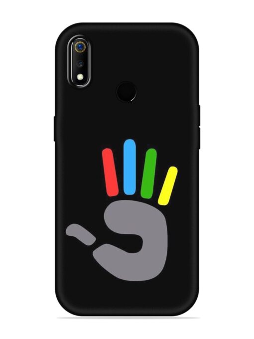 Palm Art Embossed Soft Silicone Case for Realme 3