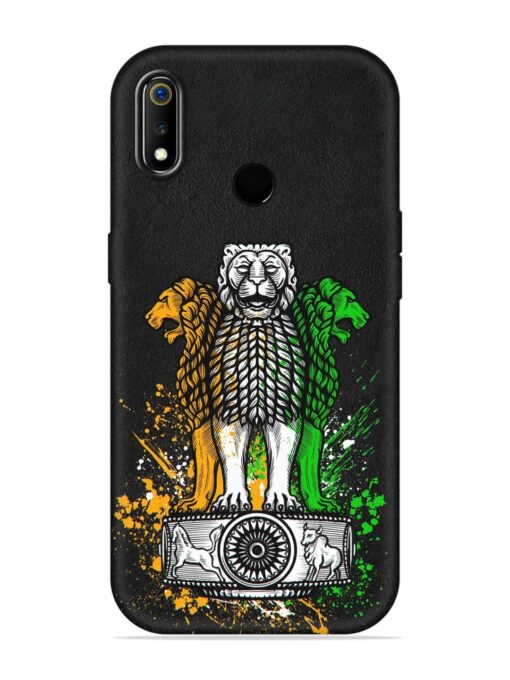 Pillars Of Ashoka Embossed Soft Silicone Case for Realme 3 Zapvi