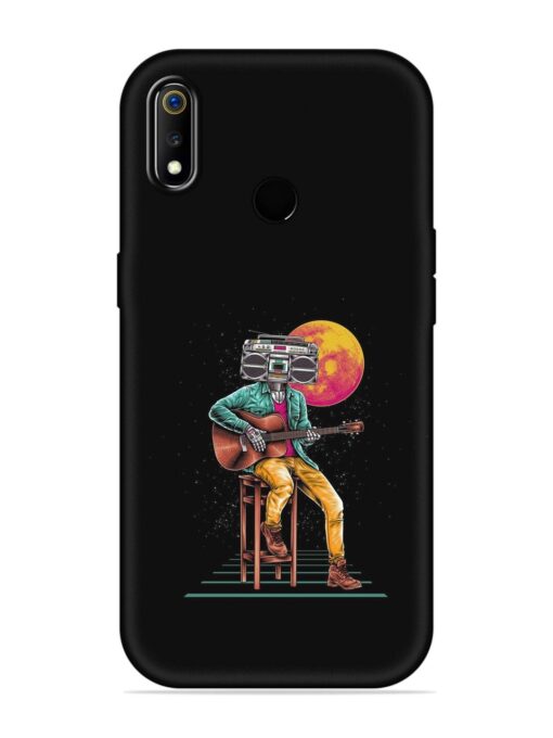 Minimalist Music Embossed Soft Silicone Case for Realme 3