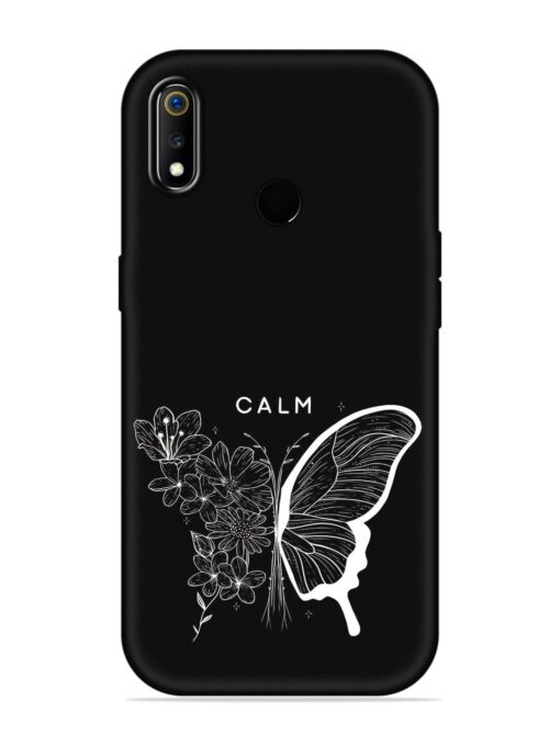 Calm Embossed Soft Silicone Case for Realme 3