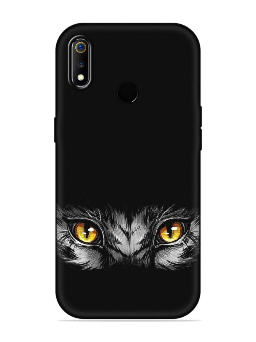 Scary Eye Embossed Soft Silicone Case for Realme 3 Zapvi