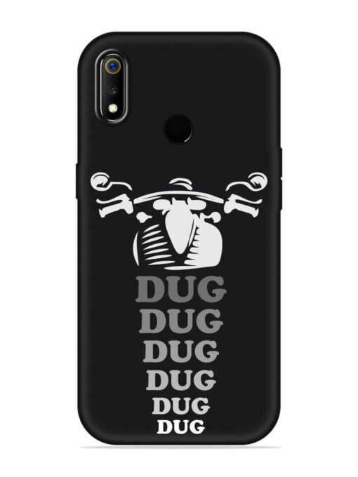 Dug Dug Dug Embossed Soft Silicone Case for Realme 3I Zapvi