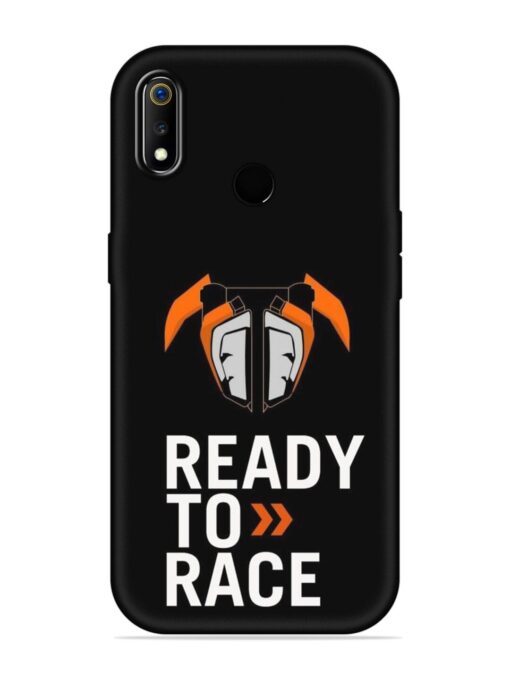 Ready To Race Embossed Soft Silicone Case for Realme 3 Pro Zapvi