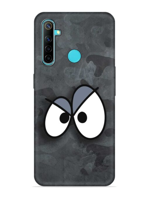 Big Eyes Night Mode Embossed Soft Silicone Case for Realme 5 Zapvi