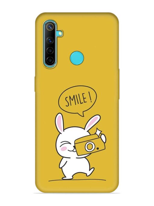 Hey Smile Please Embossed Soft Silicone Case for Realme 5 Zapvi