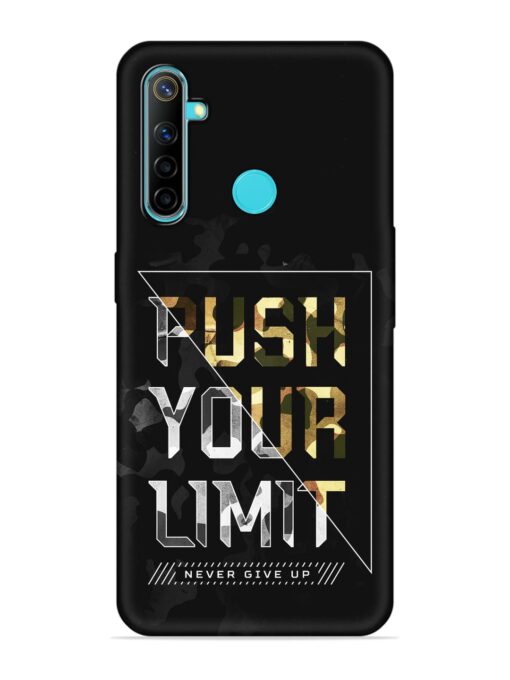 Push Your Limits Embossed Soft Silicone Case for Realme 5 Zapvi