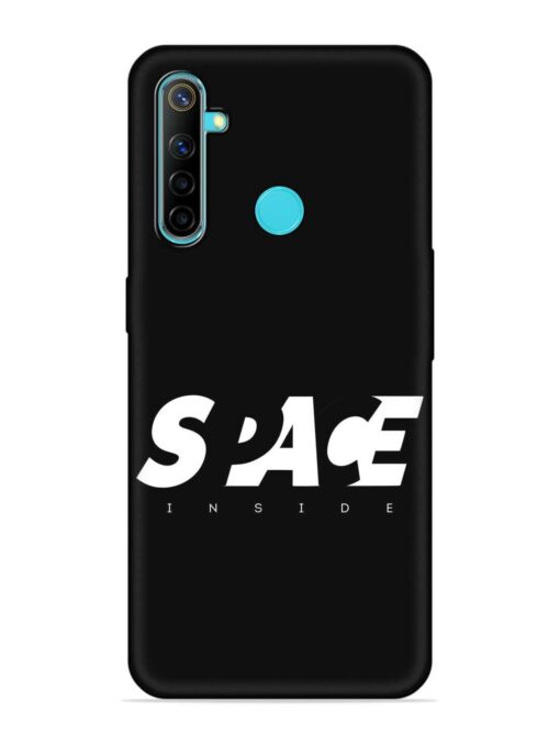 Space Typography Art Embossed Soft Silicone Case for Realme 5 Zapvi