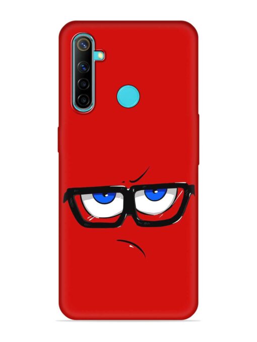 Rad Angry Face Embossed Soft Silicone Case for Realme 5 Zapvi