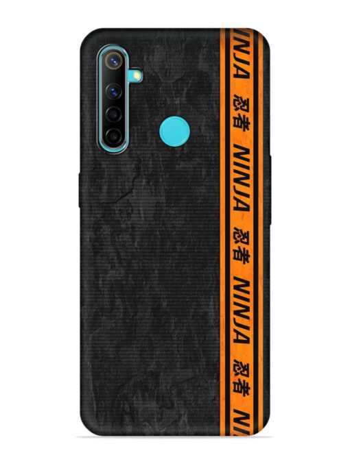 Ninja Srtips Embossed Soft Silicone Case for Realme 5 Zapvi