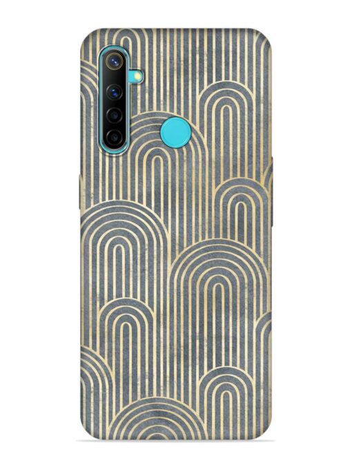 Art Deco Style Embossed Soft Silicone Case for Realme 5