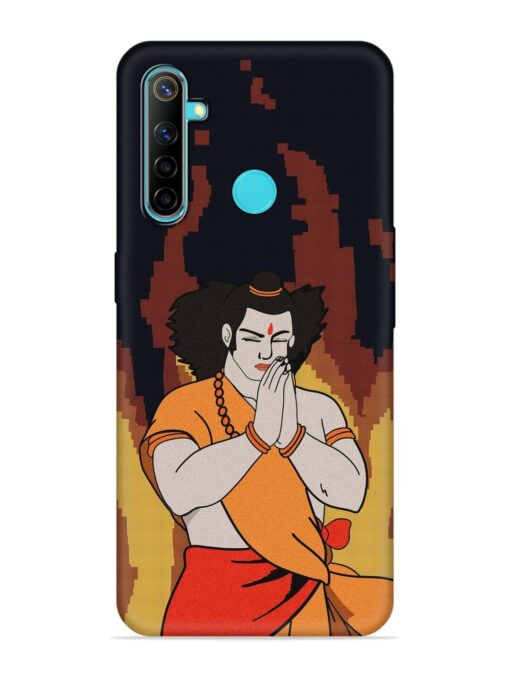 Shree Ram Vector Embossed Soft Silicone Case for Realme 5