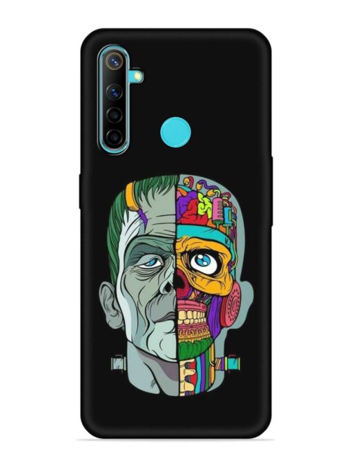 Men Vs Skull Embossed Soft Silicone Case for Realme 5 Zapvi