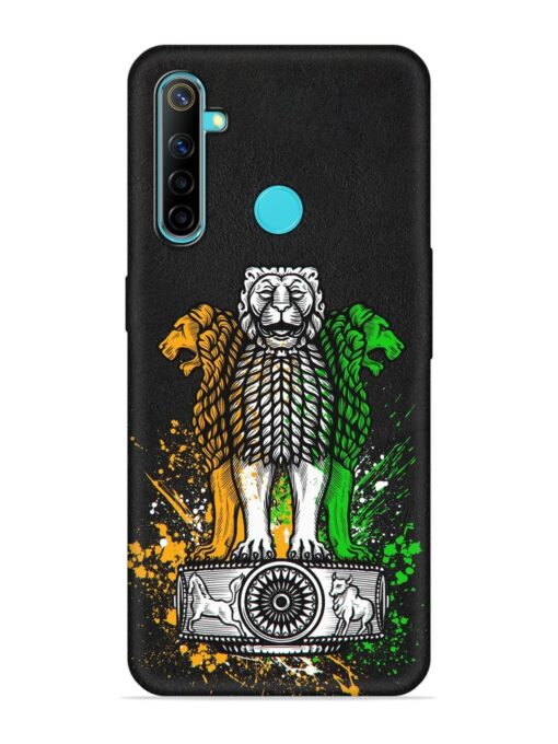 Pillars Of Ashoka Embossed Soft Silicone Case for Realme 5 Zapvi