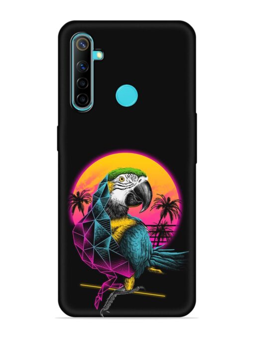 Rad Parrot Embossed Soft Silicone Case for Realme 5 Zapvi