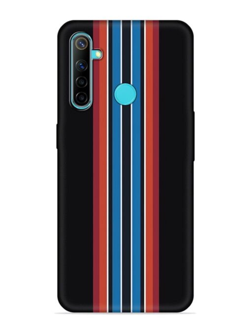 Vertical Strips Embossed Soft Silicone Case for Realme 5 Zapvi