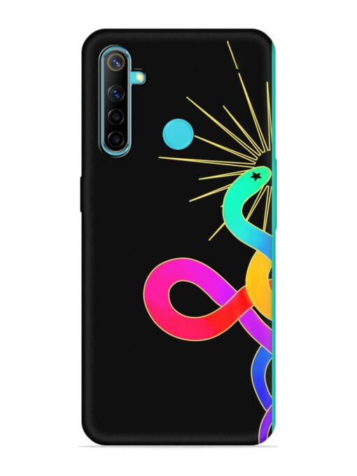 Art Geometric Abstraction Embossed Soft Silicone Case for Realme 5 Zapvi