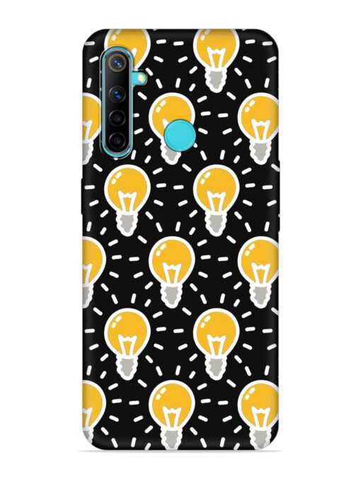 Light Bulb Seamless Embossed Soft Silicone Case for Realme 5I Zapvi