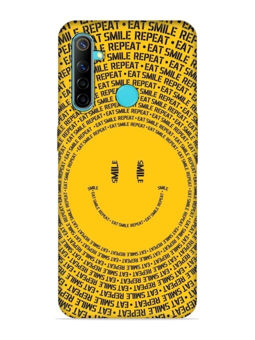 Smiley Embossed Soft Silicone Case for Realme 5I