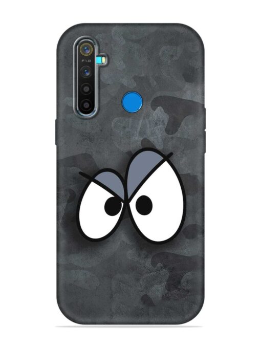 Big Eyes Night Mode Embossed Soft Silicone Case for Realme 5 Pro