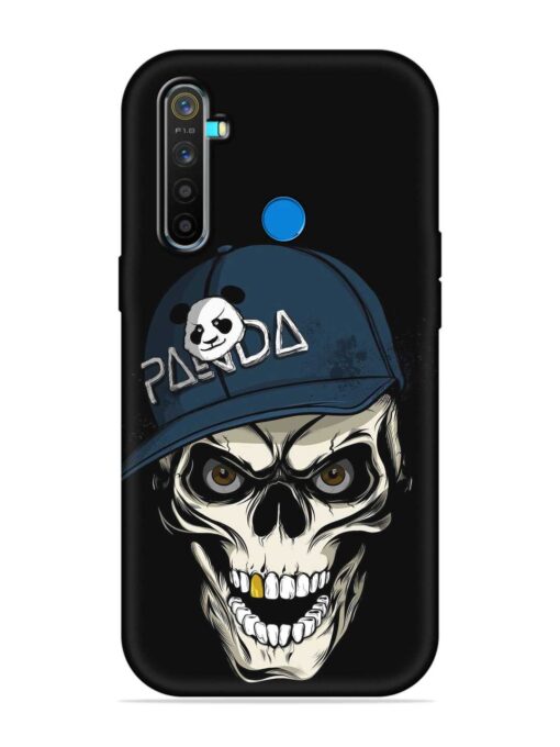 Panda Skull Embossed Soft Silicone Case for Realme 5 Pro Zapvi