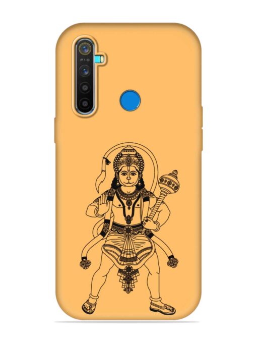 Indian God Hanuman Embossed Soft Silicone Case for Realme 5 Pro Zapvi