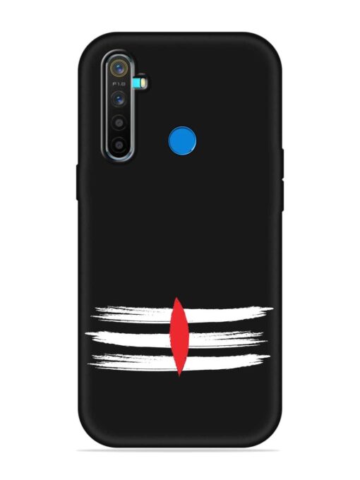 Mahadev Tilak Vector Embossed Soft Silicone Case for Realme 5 Pro Zapvi