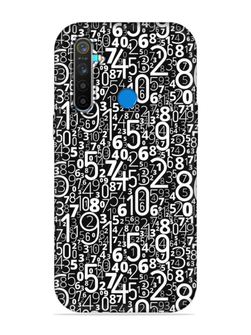 Many Numbers Different Embossed Soft Silicone Case for Realme 5 Pro