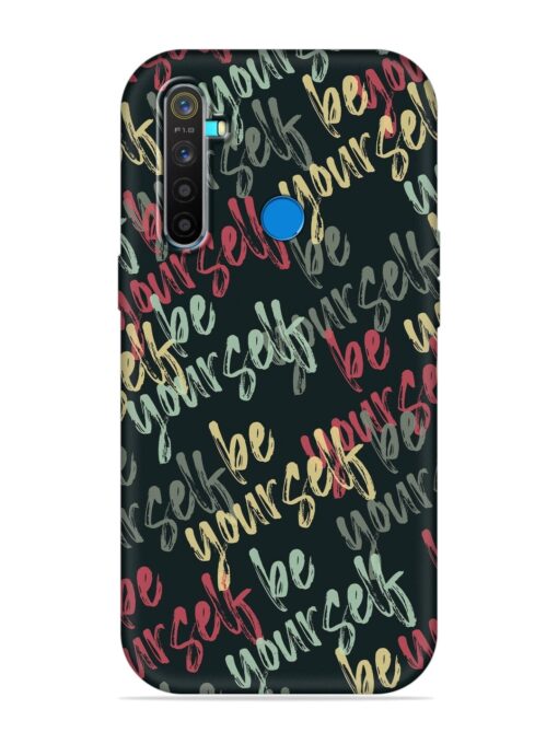 Yourself Seamless Embossed Soft Silicone Case for Realme 5 Pro