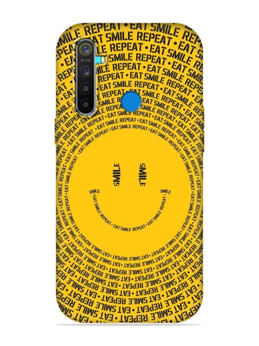 Smiley Embossed Soft Silicone Case for Realme 5 Pro Zapvi