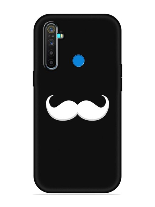 Mustache Vector Embossed Soft Silicone Case for Realme 5 Pro