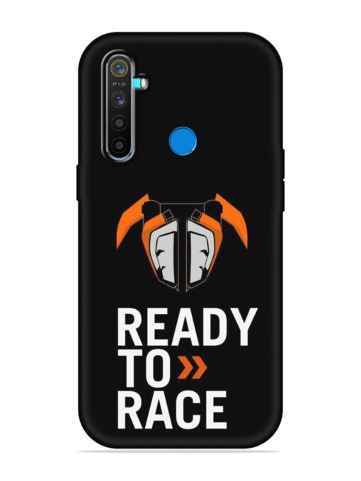 Ready To Race Embossed Soft Silicone Case for Realme 5 Pro Zapvi