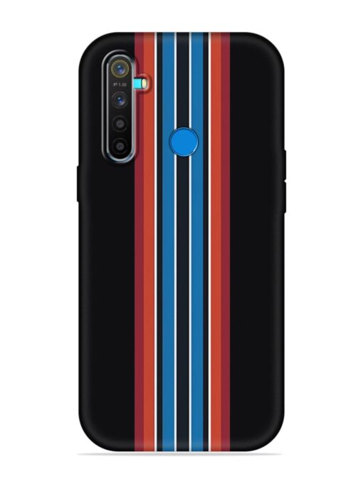 Vertical Strips Embossed Soft Silicone Case for Realme 5 Pro