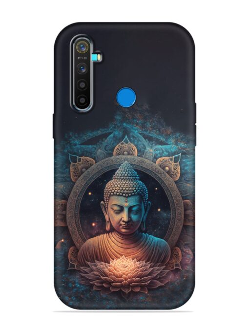 Gautam Buddha Embossed Soft Silicone Case for Realme 5 Pro Zapvi