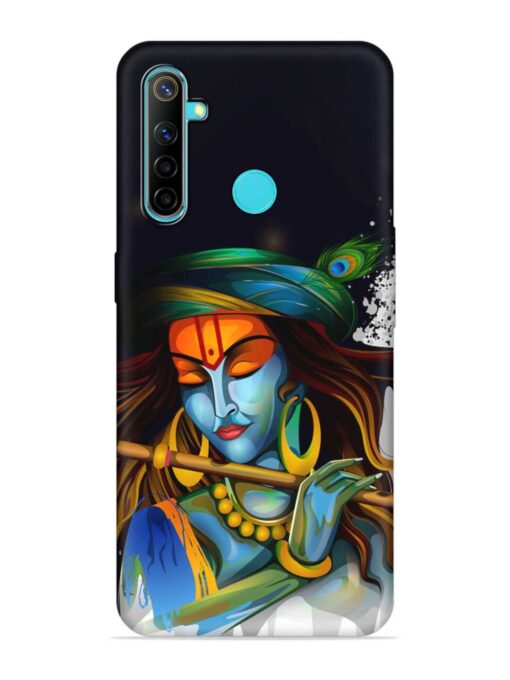 Krishna Art Embossed Soft Silicone Case for Realme 5S