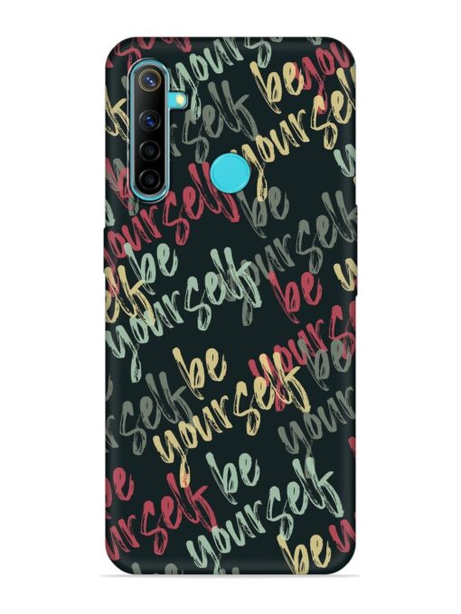 Yourself Seamless Embossed Soft Silicone Case for Realme 5S Zapvi