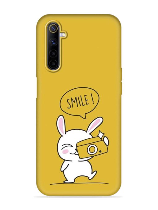 Hey Smile Please Embossed Soft Silicone Case for Realme 6 Zapvi